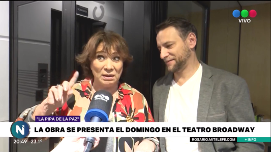Betiana Blum presenta en Rosario la obra “La pipa de la paz”