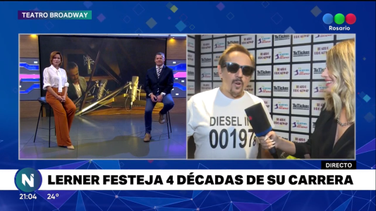 Alejandro Lerner festeja 4 décadas con la música en Rosario
