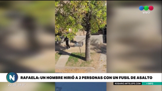 Rafaela: un hombre disparó e hirió a dos personas con un fusil