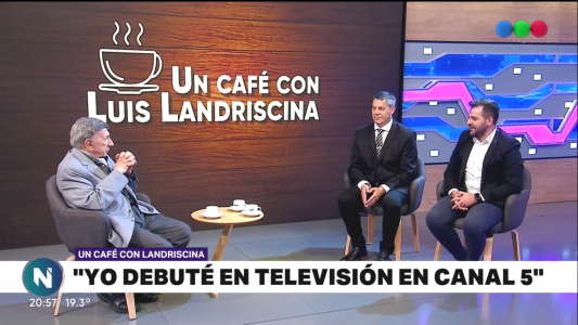 Luis Landriscina: “Yo debuté en televisión en Canal 5”