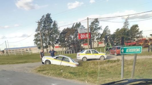 Salió de hacer la VTV y terminó adentro de una zanja