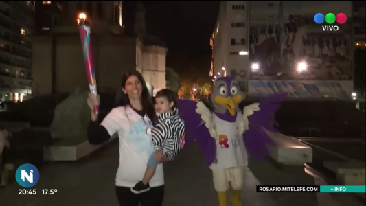 La antorcha olímpica en Telefe Noticias