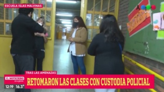 Retomaron las clases en la escuela Islas Malvinas