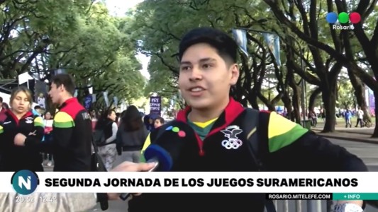 El público respondió y disfrutó de la segunda jornada de los Juegos Suramericanos