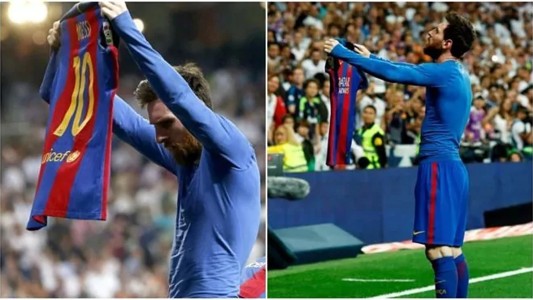 Un coleccionista pagó 450 mil dólares por la camiseta con la que Messi hizo su gol 500