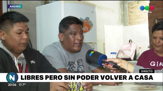 Familia de San Lorenzo: libres, pero sin poder volver a casa