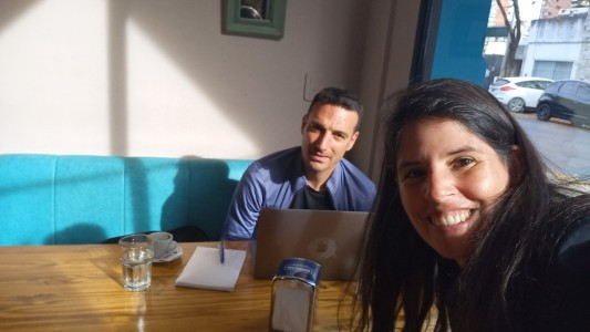 ¿Qué hace Lionel Scaloni en Rosario?