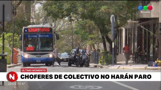 Los choferes de colectivos no harán paro