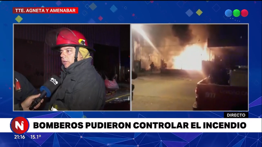 Incendio de magnitud en una fábrica de plásticos pudo ser controlado por los bomberos