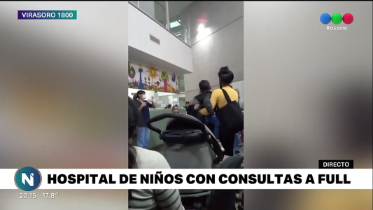 Denuncian colapso en la atención en el Hospital de Niños Víctor J. Vilela