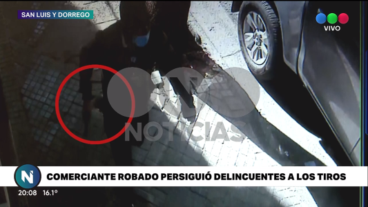 En una ciudad blindada, comerciante persiguió a los delincuentes a los tiros