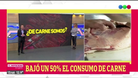 Volvió a bajar el consumo de carne vacuna