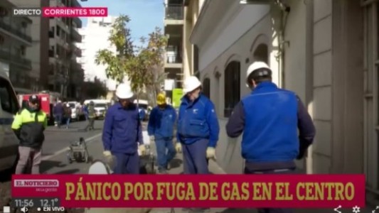 Incendio en el macrocentro por una fuga de gas