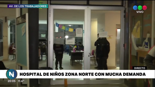 Hospital de Niños Zona Norte colapsado por la alta demanda