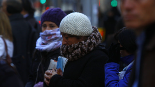 Llega un frente frío y se espera una semana helada en la ciudad