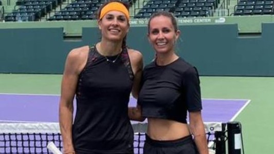 Gabriela Sabatini vuelve al tenis junto a Gisela Dulko