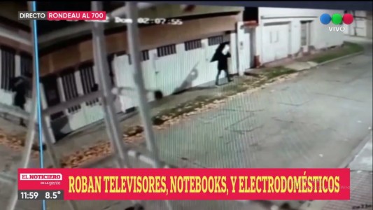 Invivible: desvalijaron una casa en Alberdi y todo quedó filmado