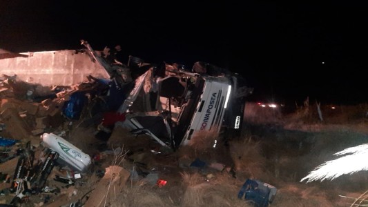 Murió un camionero tras un fuerte choque