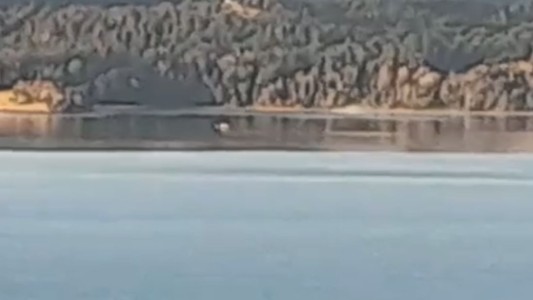 ¿El regreso del "Nahuelito"?: Una familia filmó una extraña figura en el lago