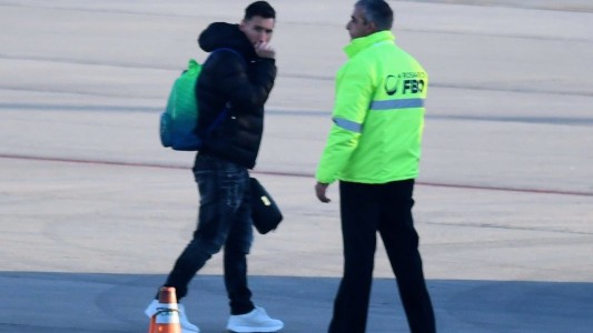 Tras los 5 goles a Estonia, Messi volvió a Rosario para sus vacaciones