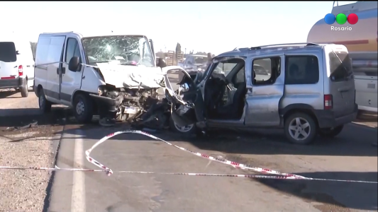 Violento choque en la ruta 14 a la altura de Pueblo Muñoz