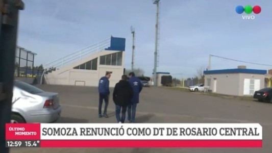 Leandro Somoza habría presentado la renuncia como DT de Rosario Central