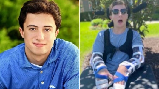 Joven quedó ciego, mudo y paralítico tras una fiesta universitaria: con un tubo en la boca fue obligado a beber alcohol