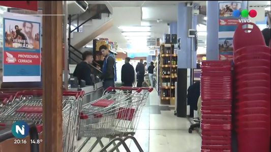 Murió un cliente dentro de un súper