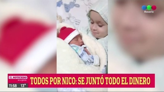 Todos por Nico: en 24 horas se recaudó la millonaria suma para la cura de un niño con cáncer