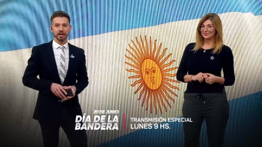 El Día de la Bandera se vive por Telefe Rosario