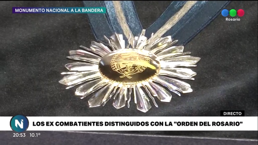 Excombatientes de Malvinas distinguidos con la “Orden del Rosario”