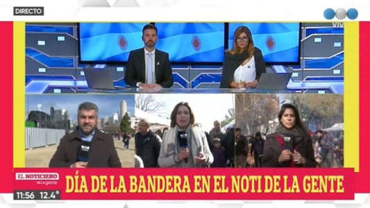 En vivo: el Día de la Bandera se vive por Telefe Rosario