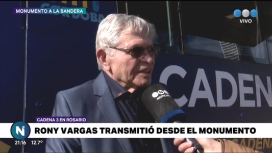 Cadena 3 presente en la fiesta de la Bandera