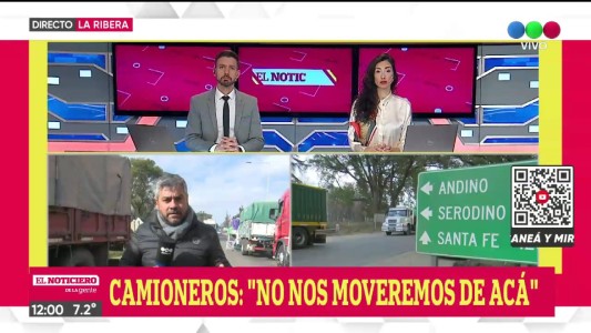 Escasez de gasoil: Continúa el paro de transportistas de carga