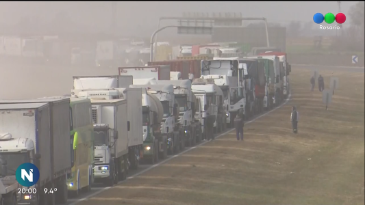 Sigue la protesta de los camioneros