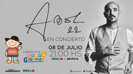 Abel en Concierto: show a beneficio de la Casa Garrahan