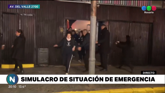 Simulacro de emergencia en un boliche bailable