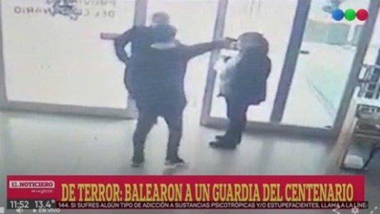 Pánico en el Hospital Centenario: entraron a los tiros y balearon a un seguridad