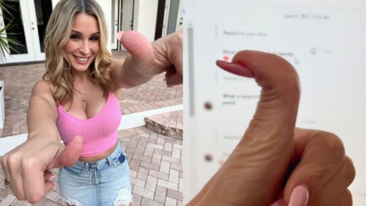 Era enfermera y se volvió millonaria por vender fotos de sus pulgares flexibles en OnlyFans