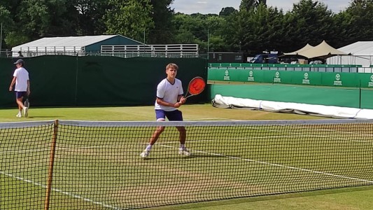 De San Lorenzo a Wimbledon: el sueño cumplido de un joven tenista