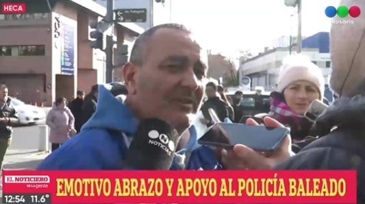 Gratitud por el "milagro de Gabriel", el policía que sobrevivió a brutal balacera