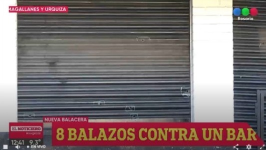 Ataque intimidatorio: ocho tiros contra un bar de barrio Belgrano