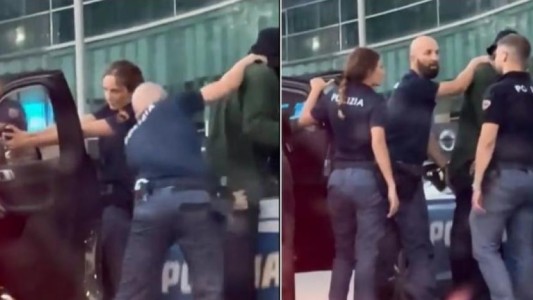 Video: a punta de pistola, detuvieron a un futbolista del Milan al confundirlo con otra persona