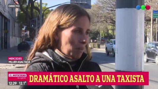 Asaltaron a una taxista y le dispararon contra el auto