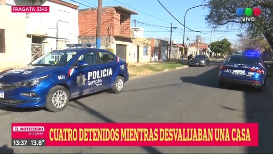 Fueron detenidos tras desvalijar una casa en Fragata al 3345