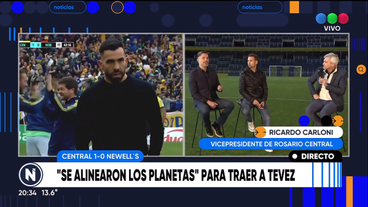 Ricardo Carloni: “Tevez le va a dar muchísimo a Central”