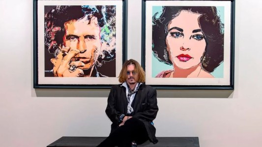 Johnny Depp vendió sus obras de arte por más de 3,5 millones de euros