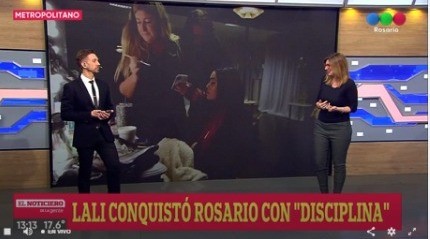 Con un despliegue impactante, Lali conquistó Rosario con “Disciplina”