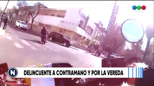 Cayó ladrón tras una nueva persecución por las calles de la ciudad