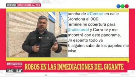 Robos cerca del Gigante: rompieron vidrios de autos e ingresaron a la casa de un periodista